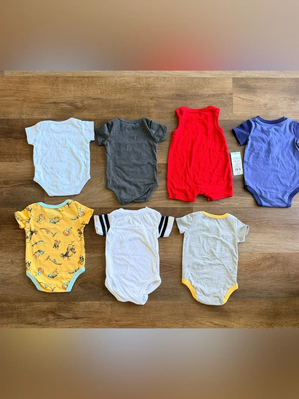 CAT & JACK | DR SEUSS | Baby Bundle | Onesies Romper Set | 7 Piece Lot